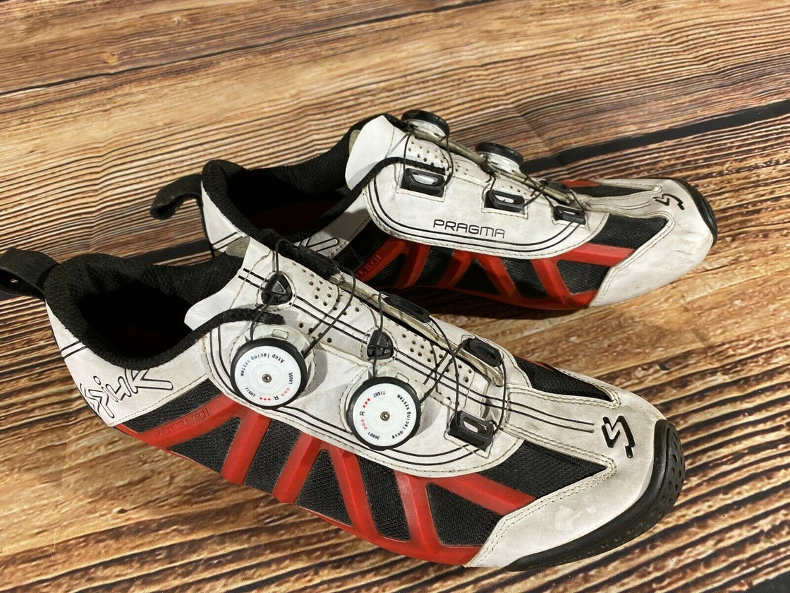 SPIUK Pragma Carbon Road Cycling Shoes Biking Boots EU46 US11.5 Mondo 286 cs739