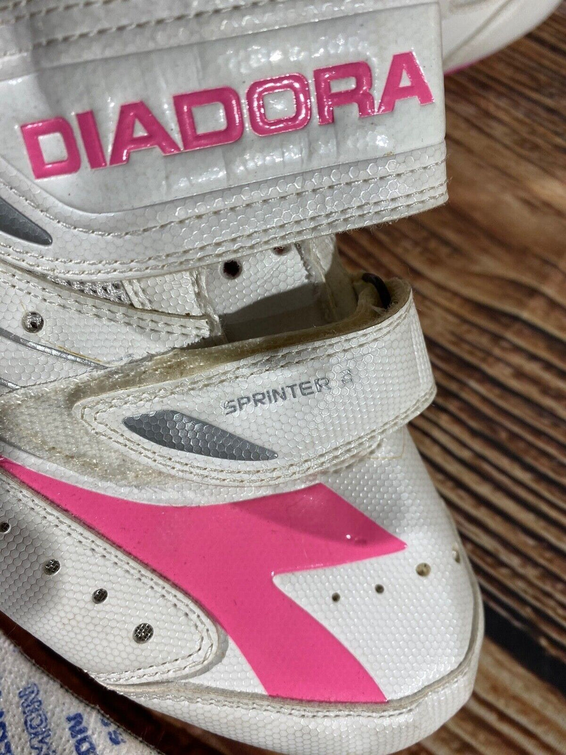 DIADORA Road Cycling Shoes Bicycle Shoes Ladies Size EU41 US9.5 Mondo 250  cs835