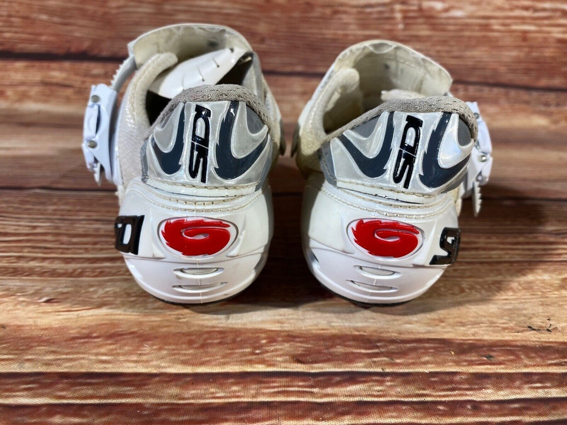 SIDI Carbon Road Cycling Shoes Road Bike 3 Bolts Size EU39 US6  Mondo 238 cs864