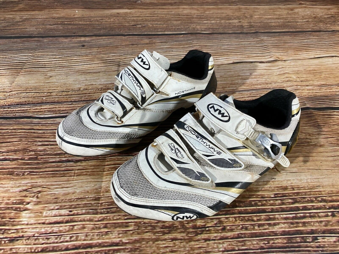 NORTHWAVE Road Cycling Shoes Clipless Biking Boots Size EU43 with Cleats cs887