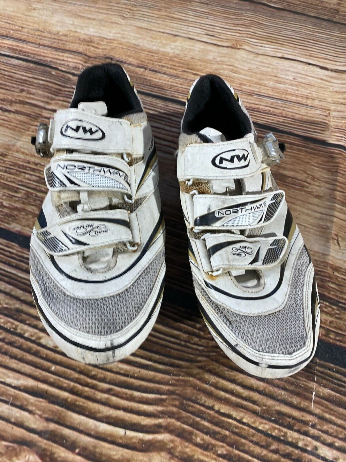 NORTHWAVE Road Cycling Shoes Clipless Biking Boots Size EU43 with Cleats cs887