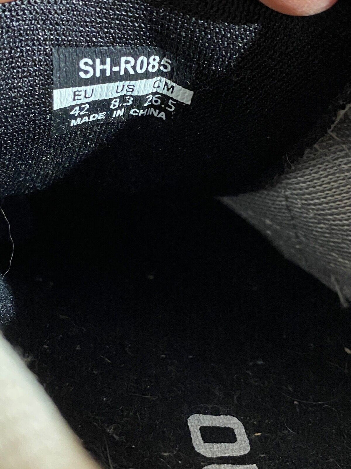 SHIMANO R085 Road Cycling Shoes Biking Boots 3 Bolts EU42 US8.3 Mondo 265 cs748