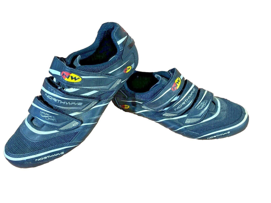 NORTHWAVE Road Cycling Shoes 3 Bolts Size EU42 US9.5 Mondo 272 cs897