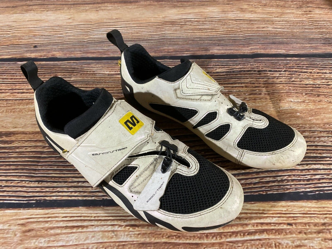 MAVIC Triathlon Road Cycling Shoes Biking Boots EU43 1/3 US9.5 Mondo 276 cs783