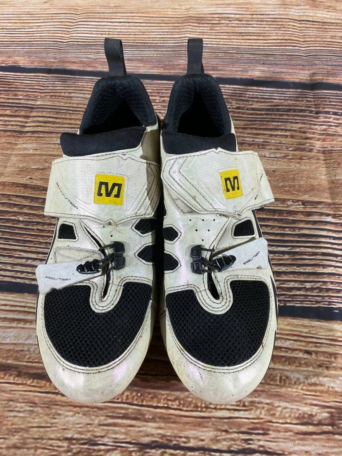 MAVIC Triathlon Road Cycling Shoes Biking Boots EU43 1/3 US9.5 Mondo 276 cs783