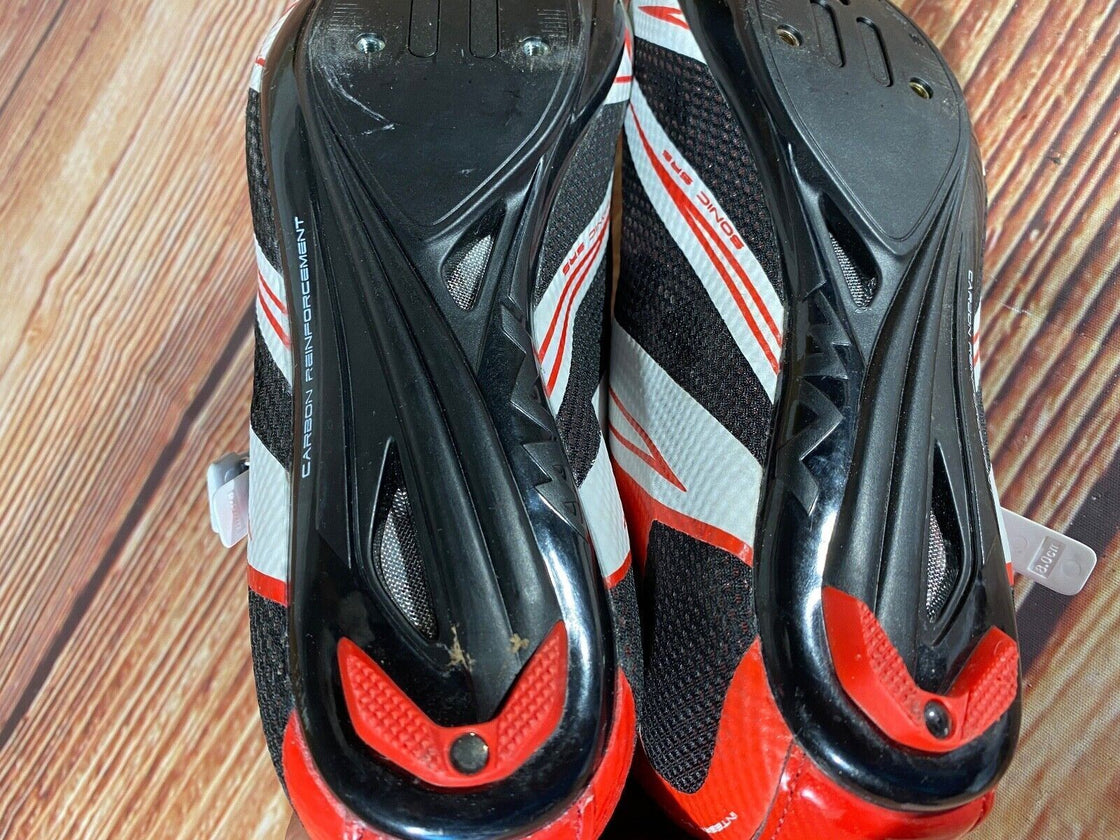 NORTHWAVE Sonic SRS Road Cycling Shoes 3 Bolts Size EU41 US8.5 Mondo 262 cs901