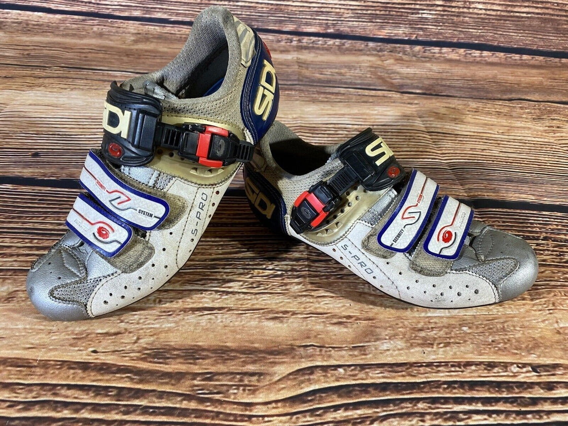 SIDI S-PRO Carbon Road Cycling Shoes Biking Boots EU38 US5 Mondo 228 cs881