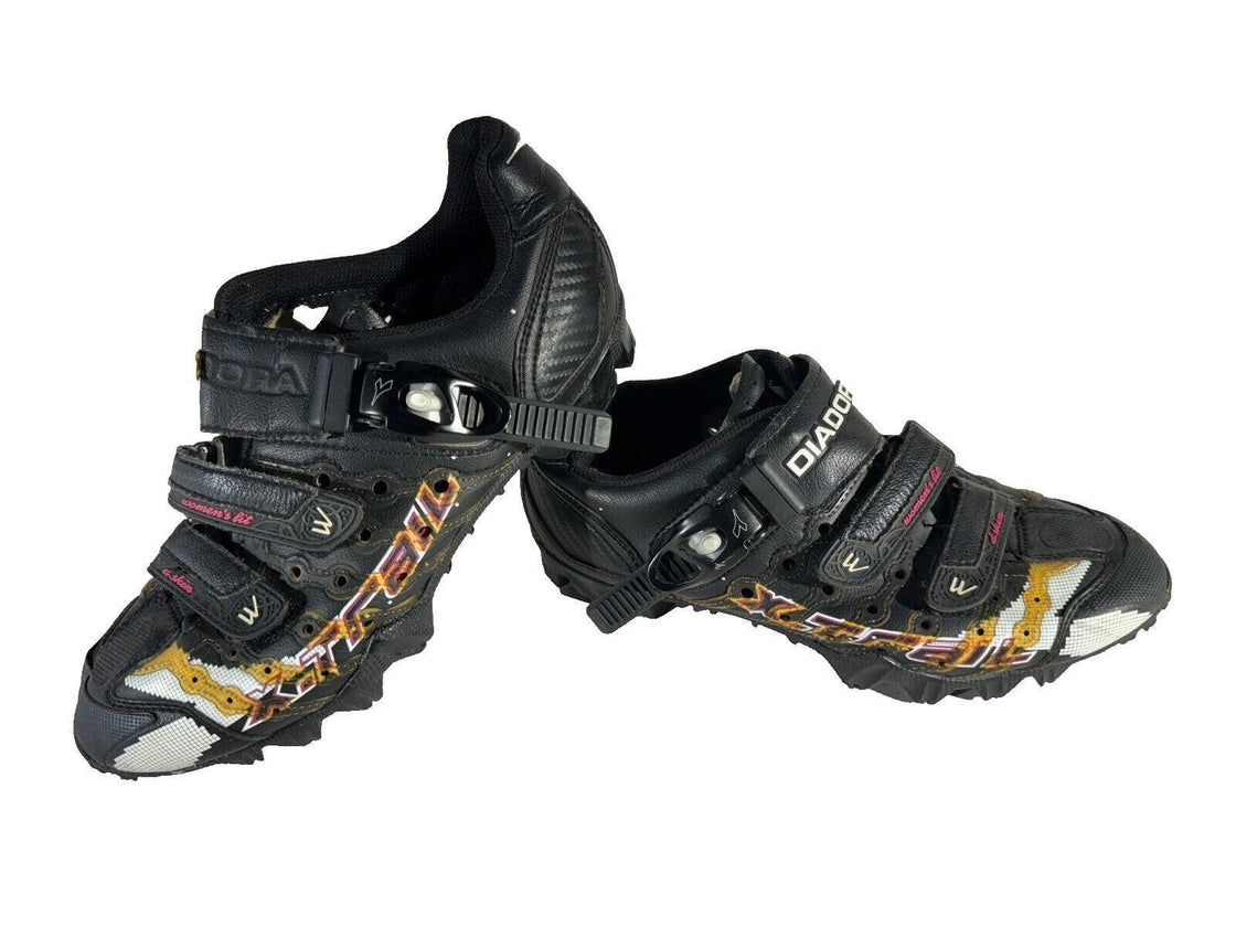DIADORA X-Trail Cycling Shoes MTB Bike Boots Ladies EU39 US8 Mondo 240 cs186