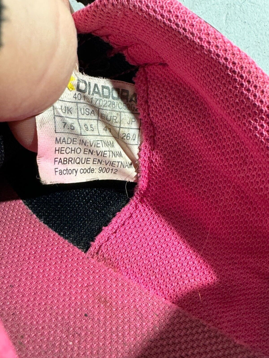 DIADORA X-Phantom Cycling Shoes MTB Bike Boots Ladies EU41 US9.5 Mondo 255 cs198