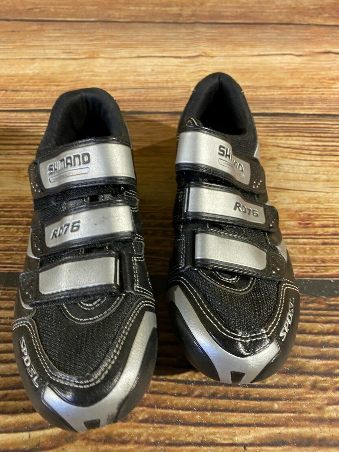 SHIMANO R076 Road Cycling Shoes Biking Boots 3 Bolts Size EU41 US7.6 cs912