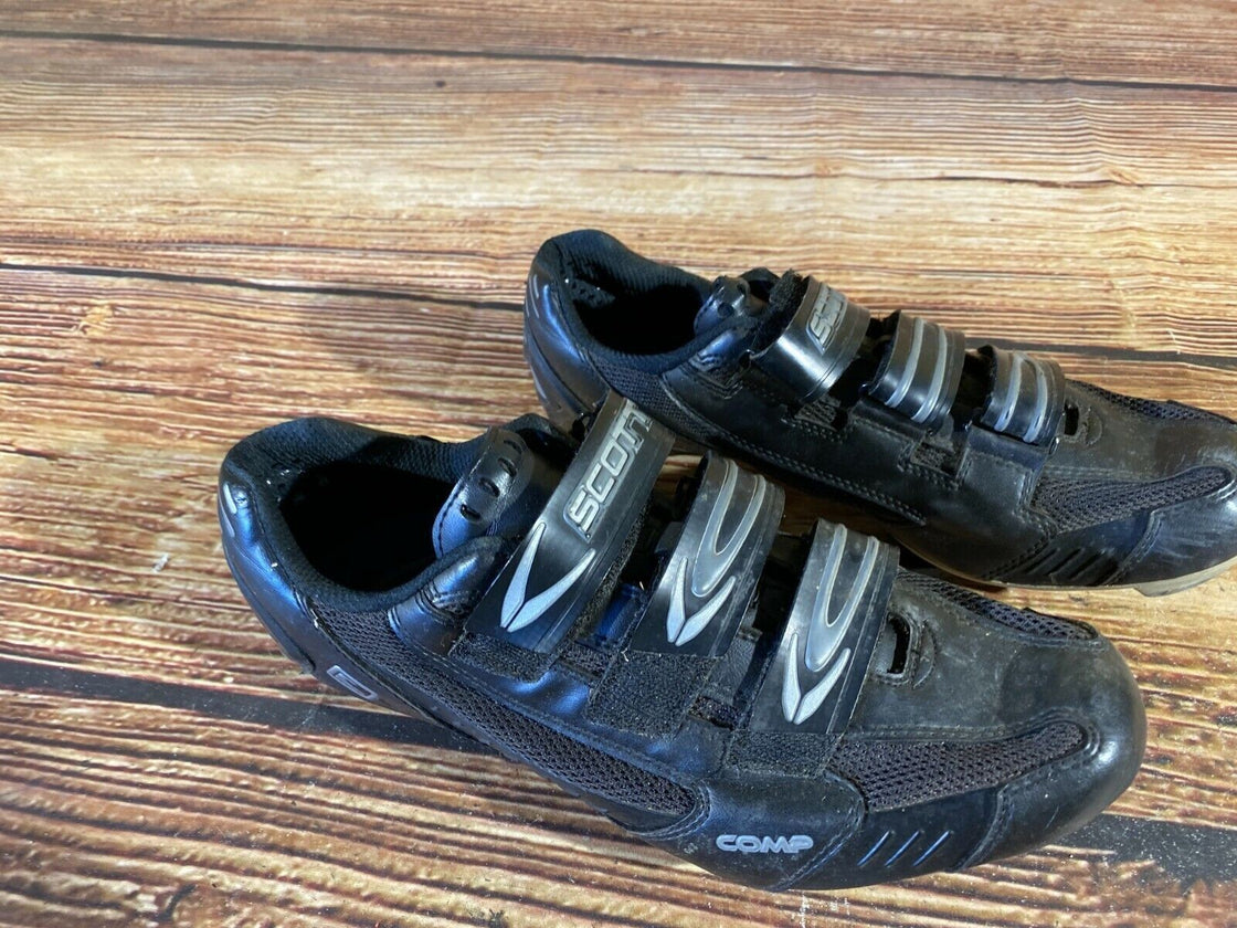 SCOTT Comp Road Cycling Shoes Biking Boots 3 Bolts Size EU42 US8.5 cs749