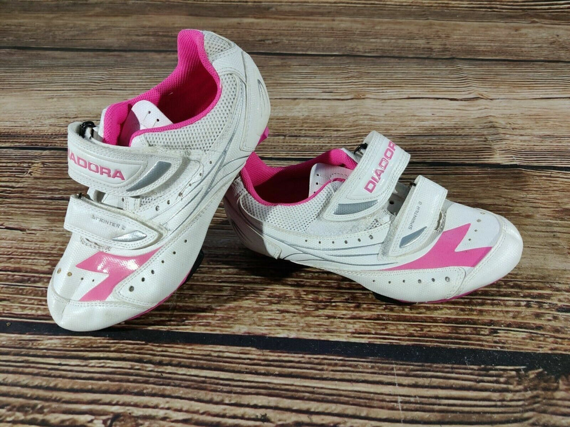 DIADORA Road Cycling Shoes Bicycle Shoes Unisex Size EU37 US6.5 Road Bike  cs905