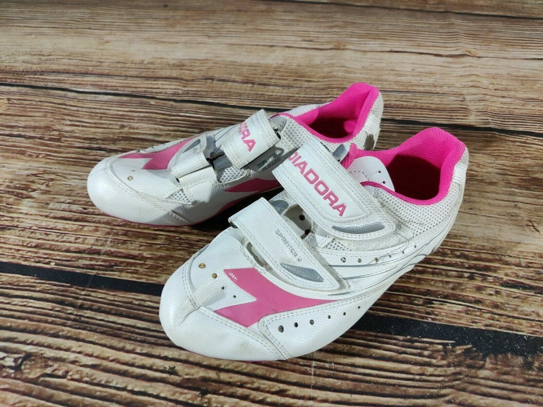 DIADORA Road Cycling Shoes Bicycle Shoes Unisex Size EU37 US6.5 Road Bike  cs905