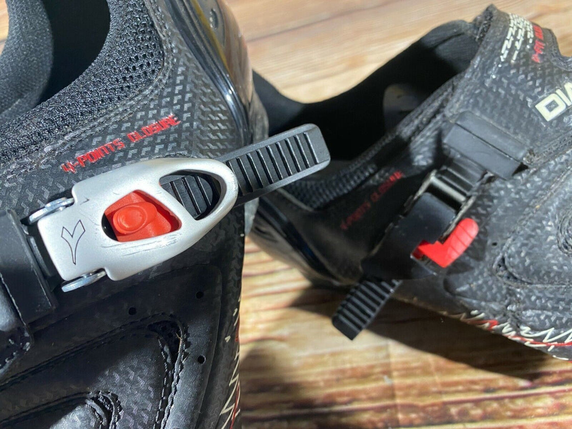 DIADORA Cycling MTB Shoes Mountain Biking Boots Size EU45 with SPD Cleats cs962