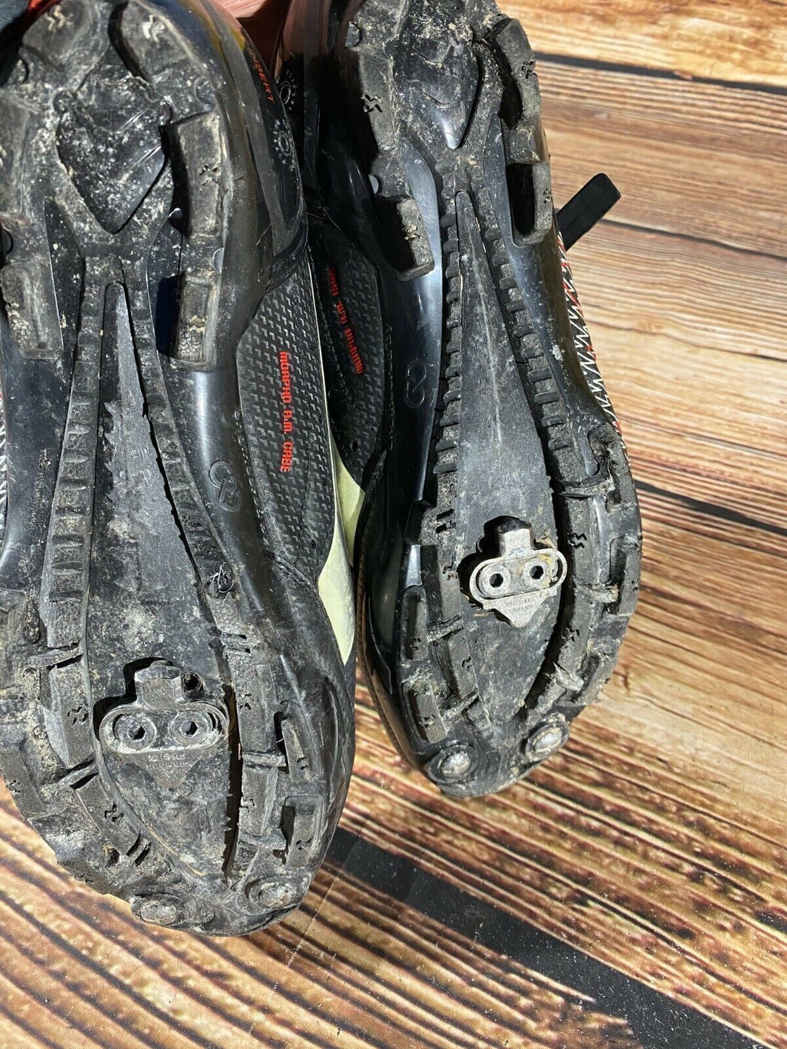 DIADORA Cycling MTB Shoes Mountain Biking Boots Size EU45 with SPD Cleats cs962