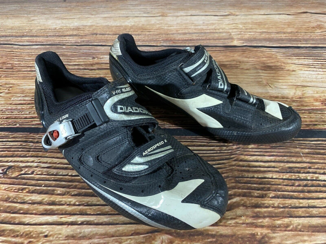 DIADORA Road Cycling Shoes Road Bike Size EU42 US8.5 UK8  cs826