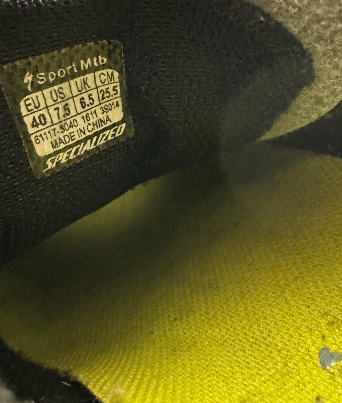 SPECIALIZED Sport Cycling MTB Shoes Bike Boots EU40 US7.5 Mondo 255 cs231