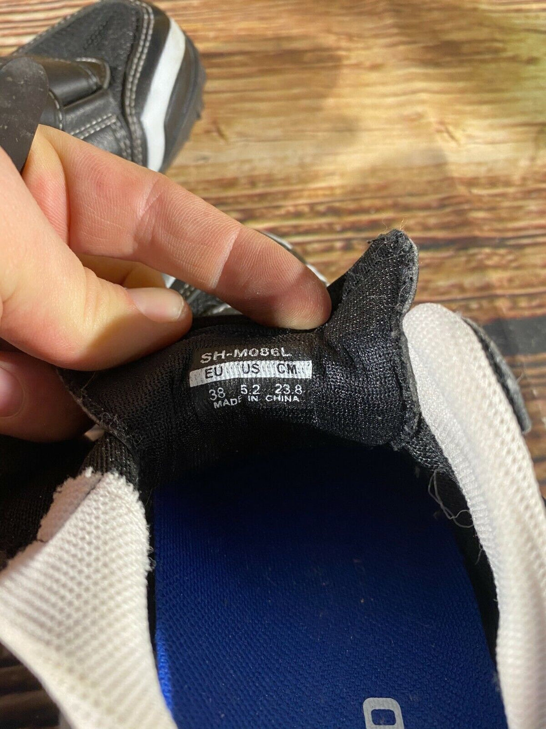 SHIMANO M086 Cycling MTB Shoes Mountain Biking Boots Size EU38 cs1147