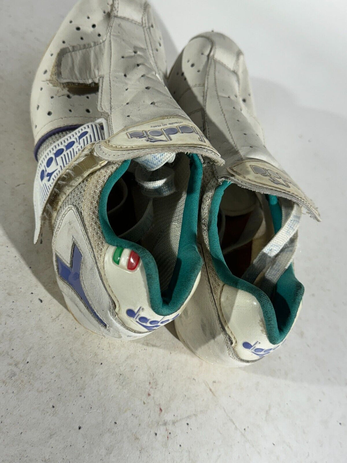 DIADORA Vintage Cycling Road Shoes EU41 US7 UK6 Mondo 245 cs522