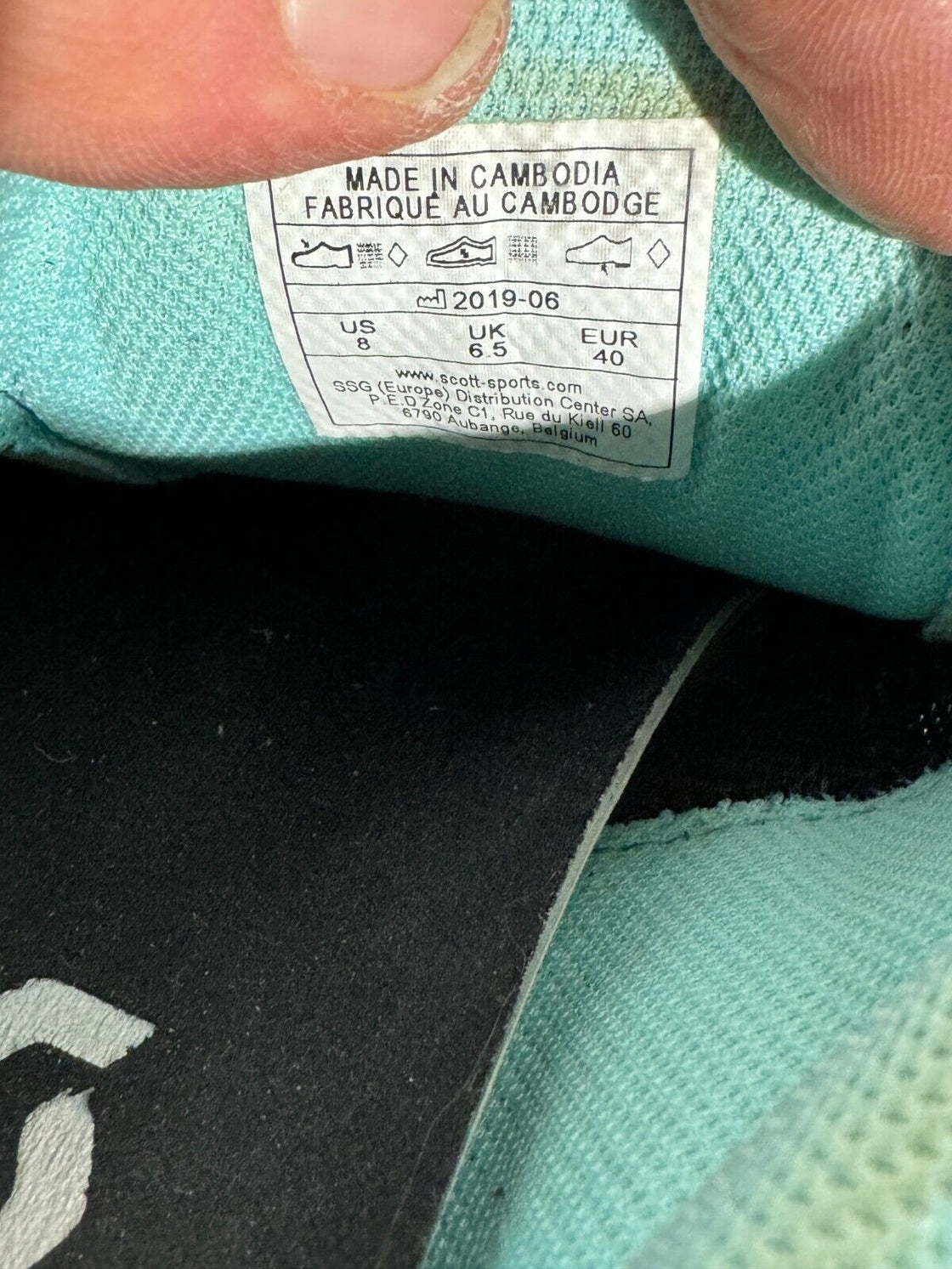 SCOTT Pro Cycling Shoes MTB Bike Boot Ladies EU40 US8 Mondo 255 cs395