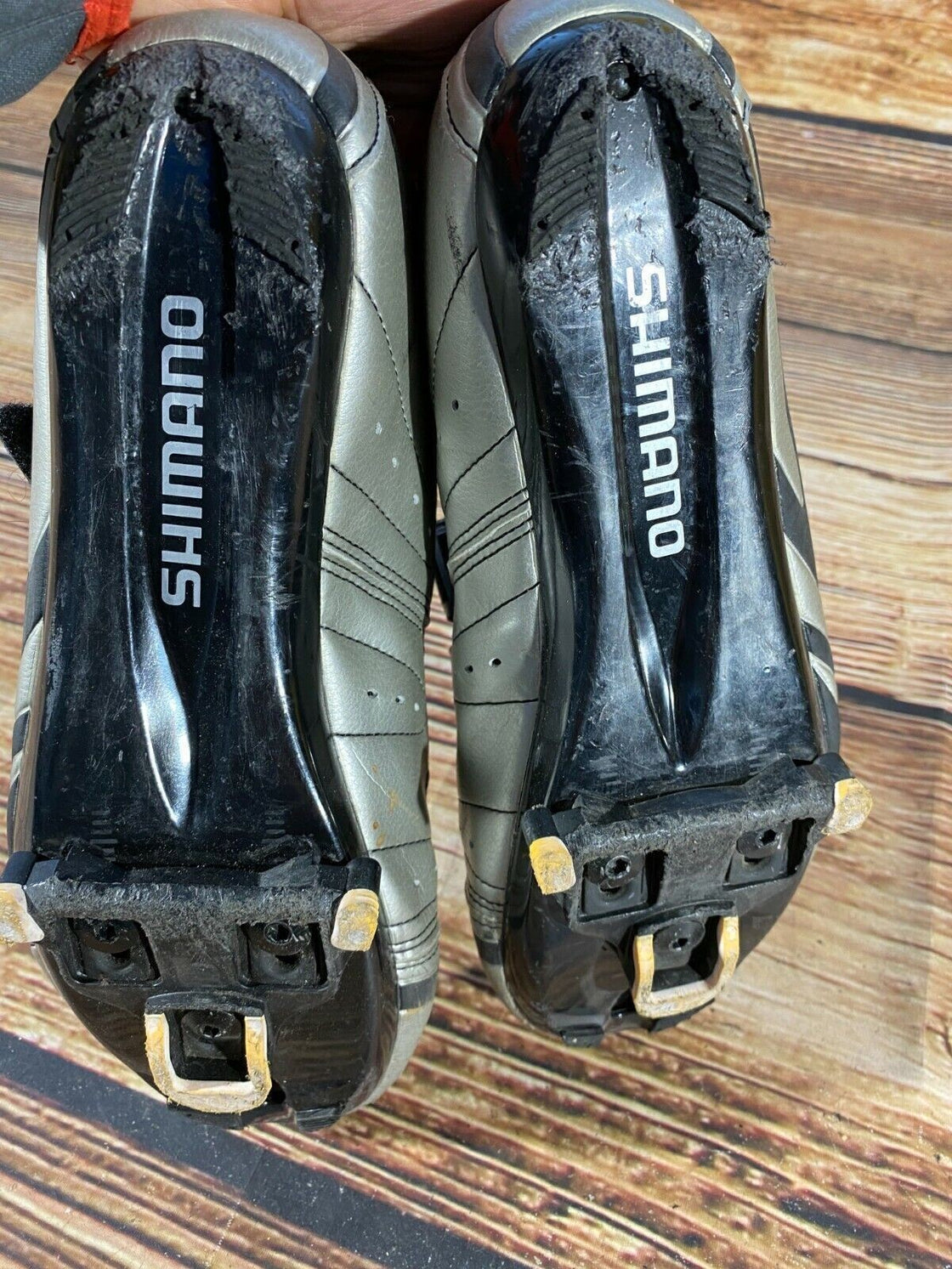 SHIMANO R076 Road Cycling Shoes Clipless Biking Boots Size EU42  cs916