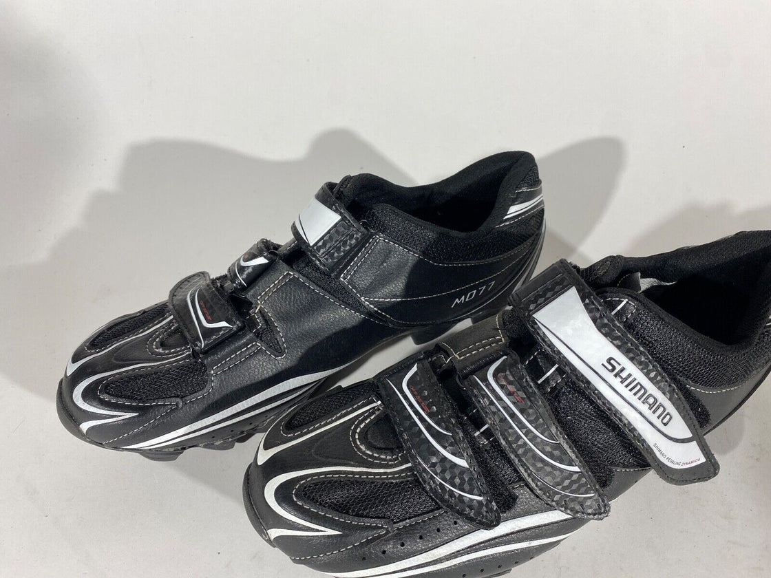 SHIMANO M077 Mtb Cycling Shoes Mountain Bike Size EU44 US9.7 Mondo 278  CS60