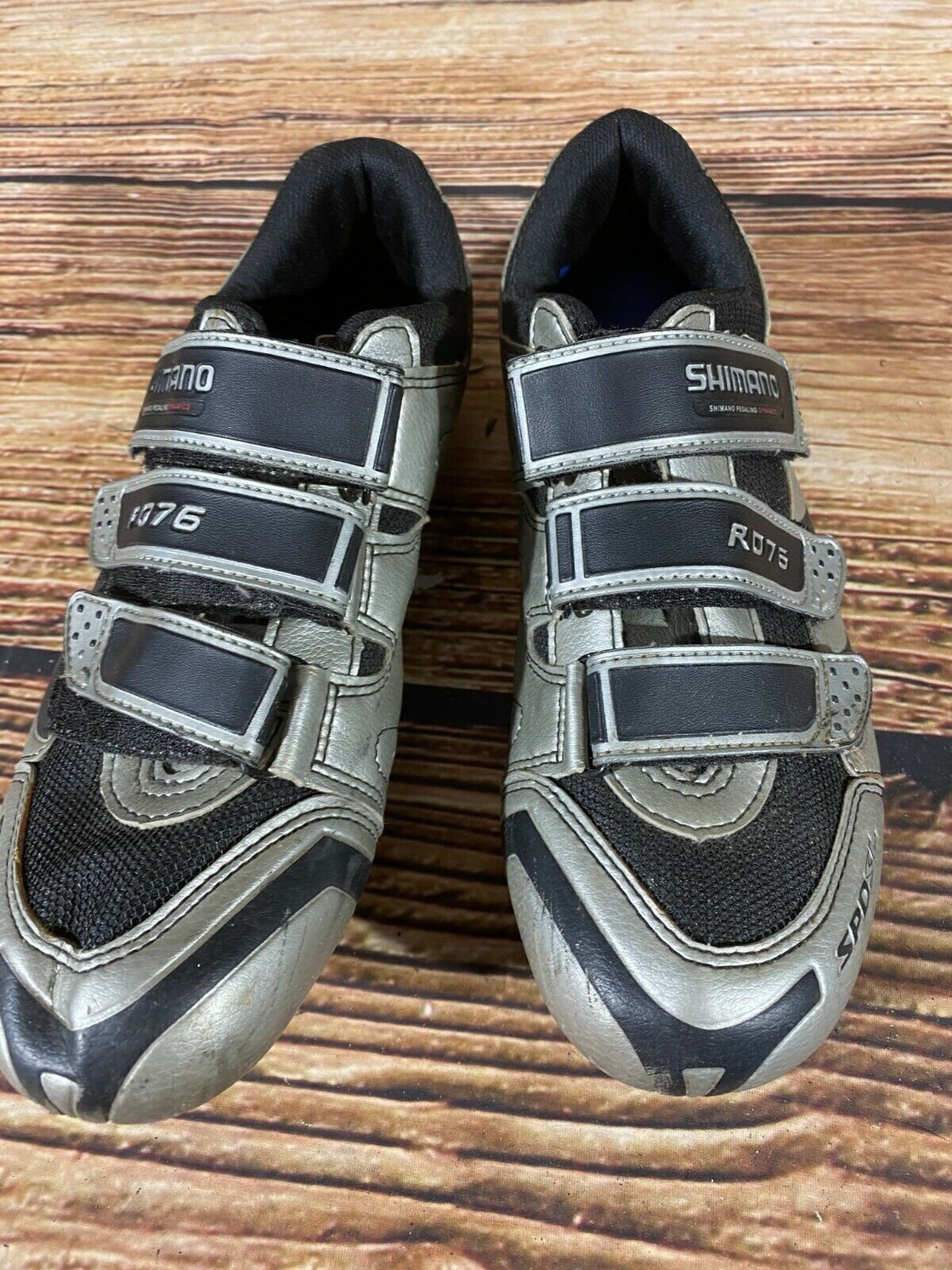 SHIMANO R076G Road Cycling Shoes 3 Bolts Size EU43  cs915