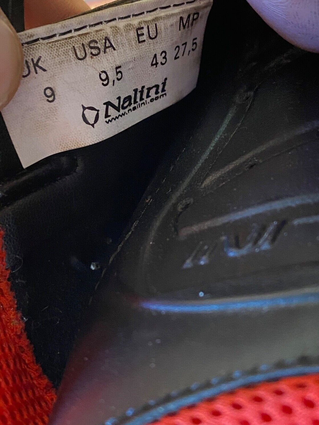 NALINI Road Cycling Shoes Bike 3 Bolts Unisex Size EU43 US9.5  Mondo 262  cs800