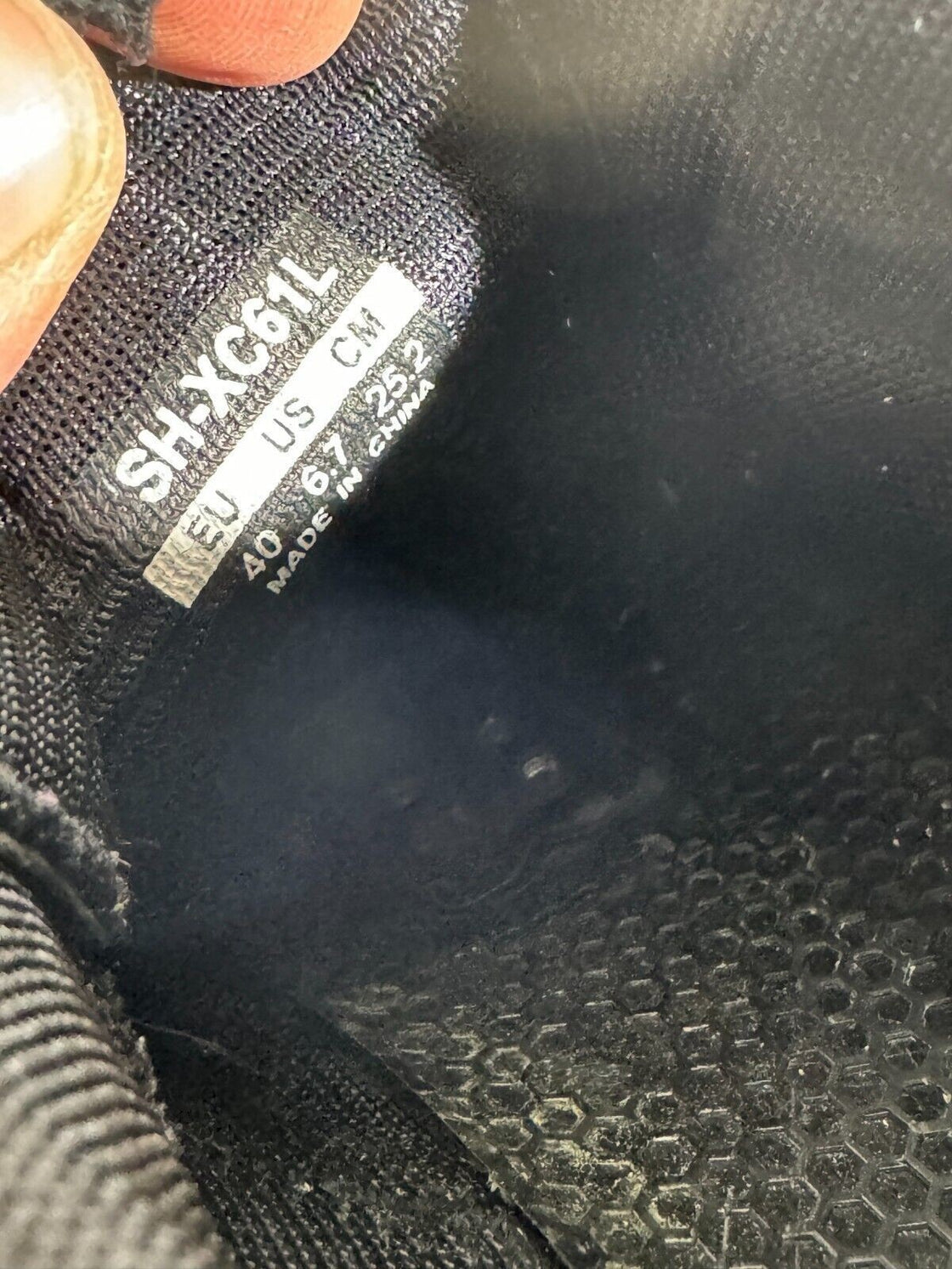 SHIMANO Xc61 Cycling MTB Shoes Mountain Bike EU40 US6.7 Mondo 252 cs324