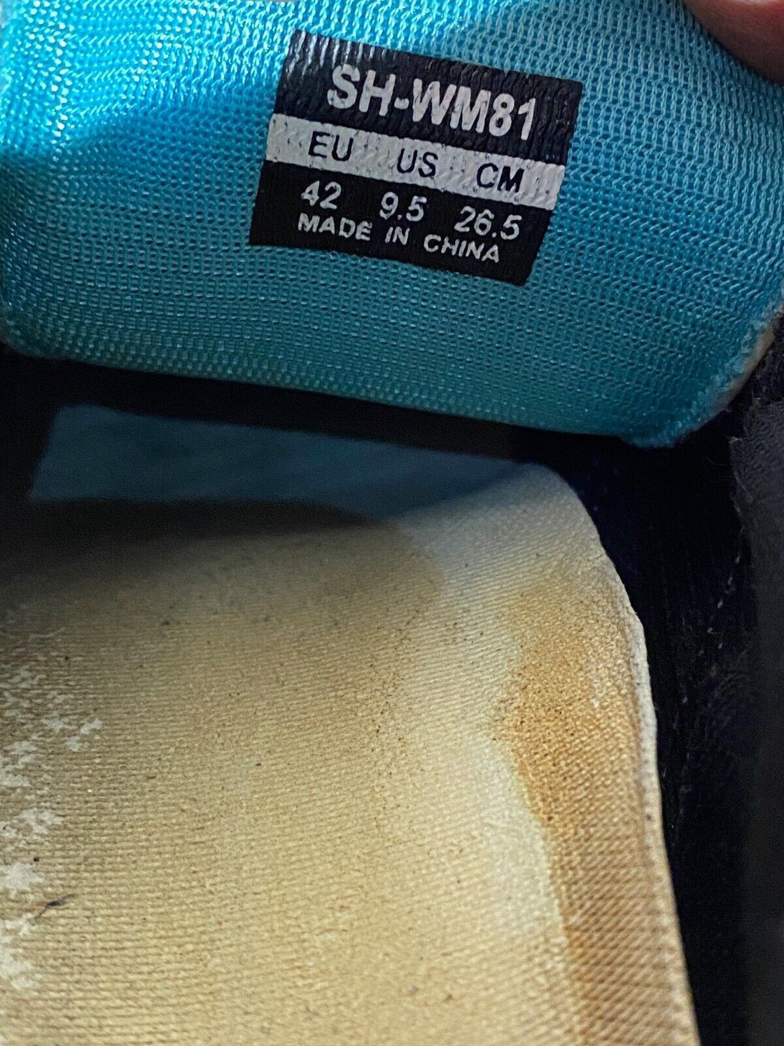 SHIMANO WM81 MTB Cycling Shoes Mountain Bike Ladies EU42 US9.5 Mondo 270 cs1196