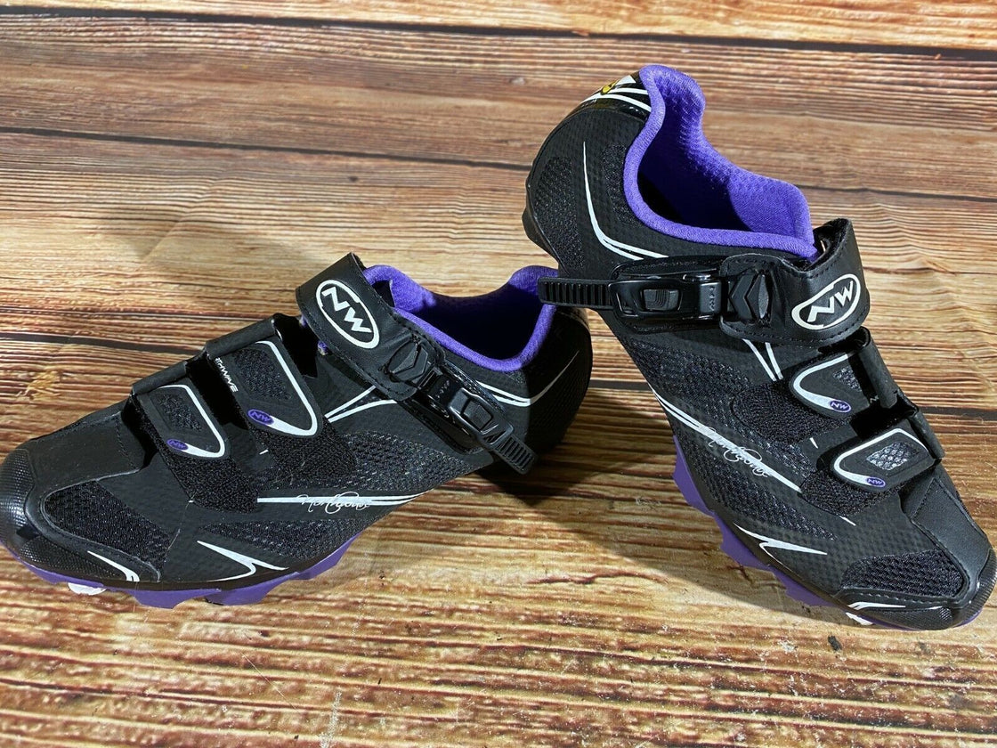 NORTHWAVE Cycling MTB Shoes Mountain Bike Boots Ladies EU39 US7 Mondo 245 cs1089