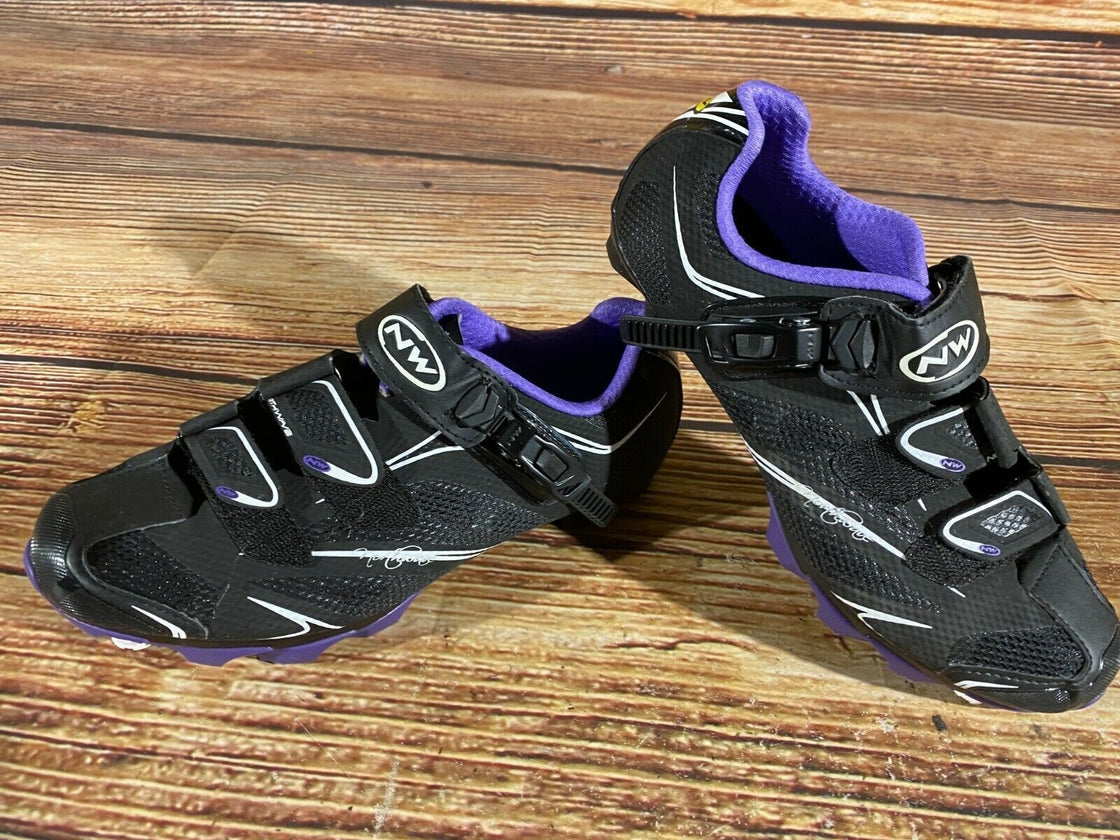 NORTHWAVE Cycling MTB Shoes Mountain Bike Boots Ladies EU39 US7 Mondo 245 cs1089