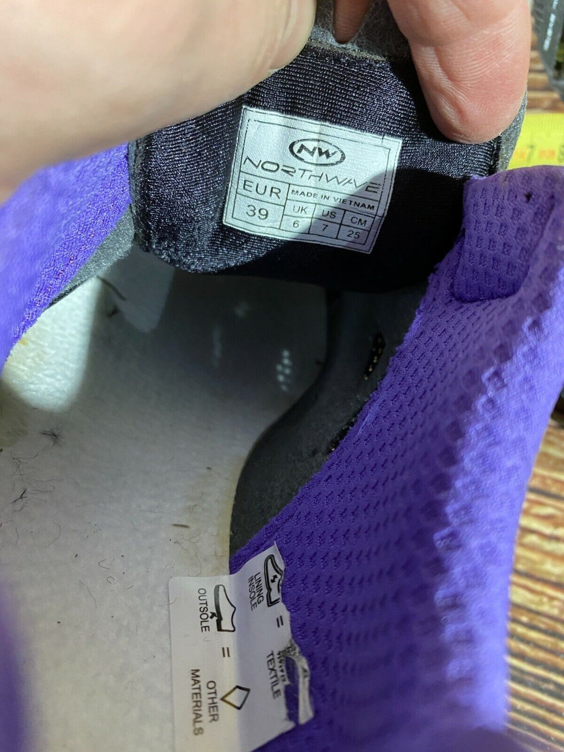 NORTHWAVE Cycling MTB Shoes Mountain Bike Boots Ladies EU39 US7 Mondo 245 cs1089