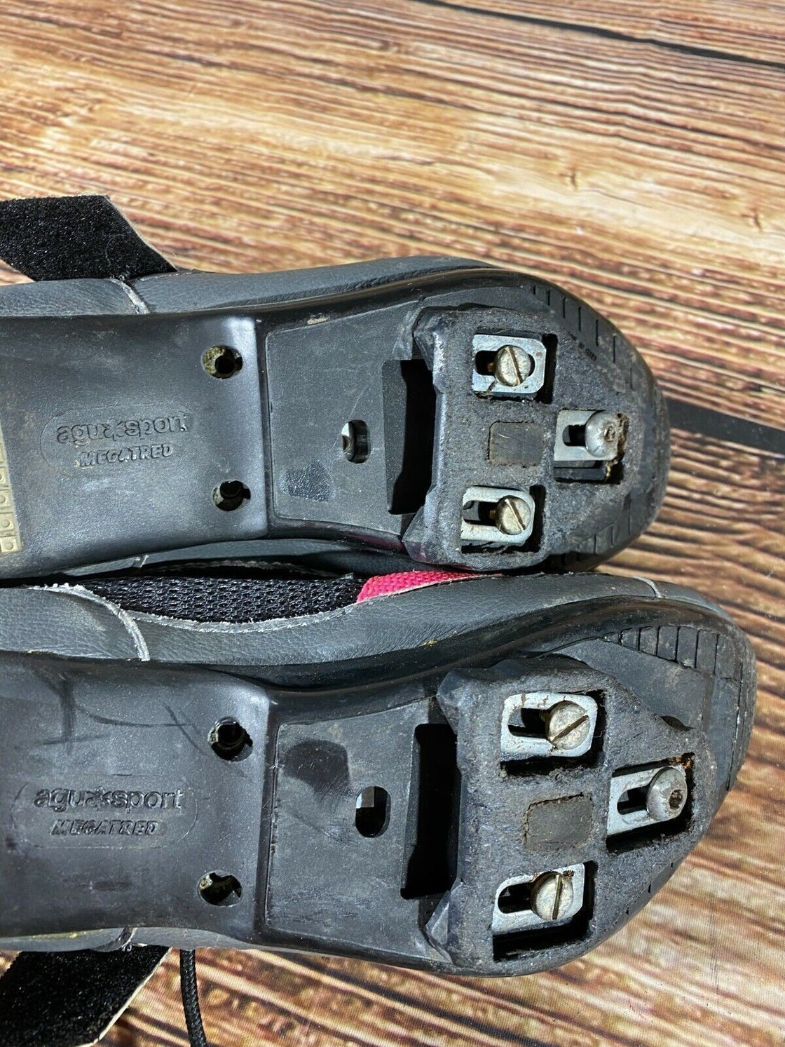 AGU Road Cycling Shoes Clipless Biking Boots Ladies Size EU41 Delta Cleats cs764 Used