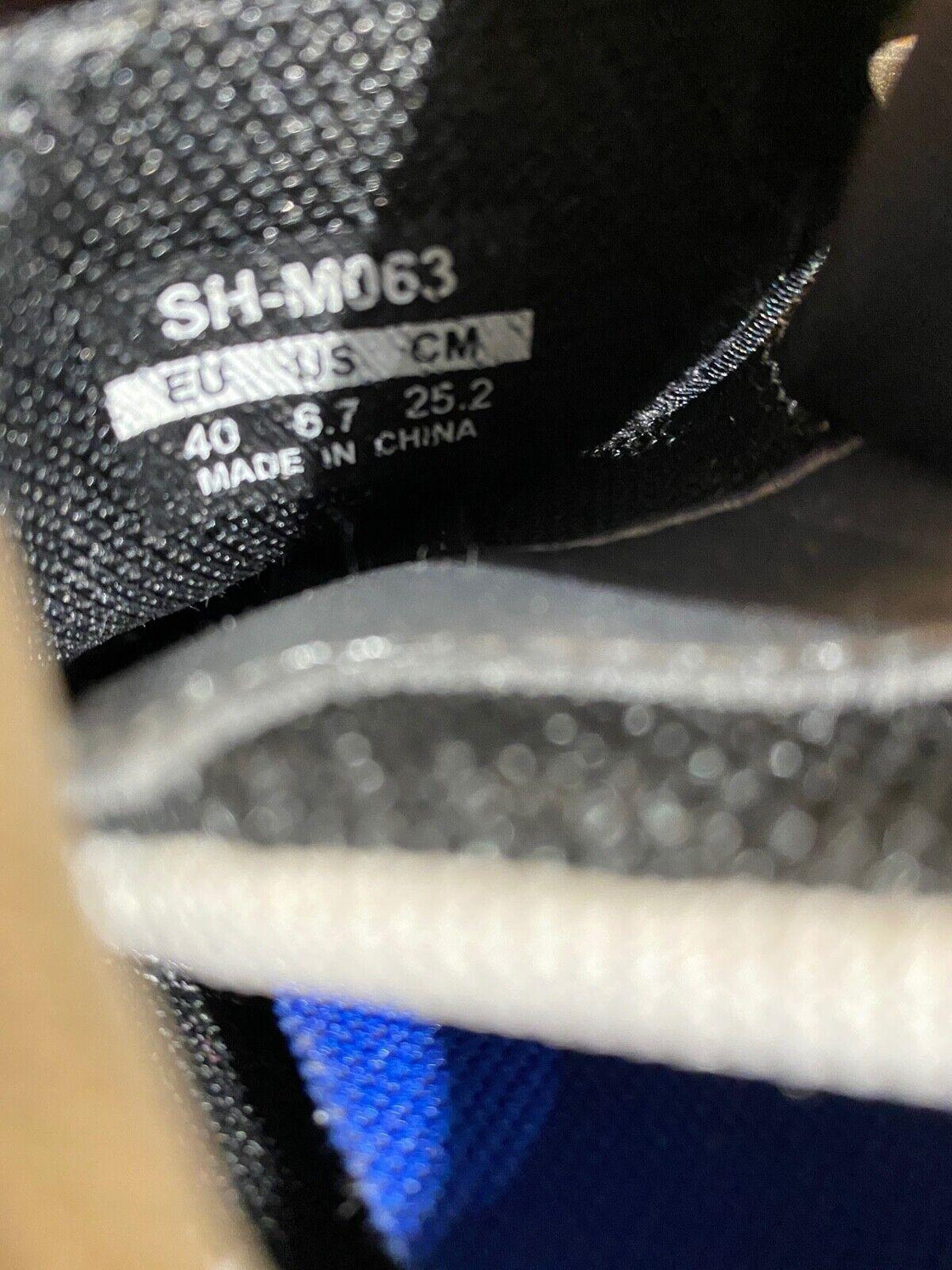 SHIMANO M063 Cycling MTB Shoes Mountain Bike Boots EU40 US6.7 Mondo 253 cs1185