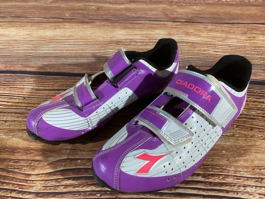 DIADORA Cycling Shoes MTB Mountain Bike Ladies EU39 US8 Mondo 238 cs1020
