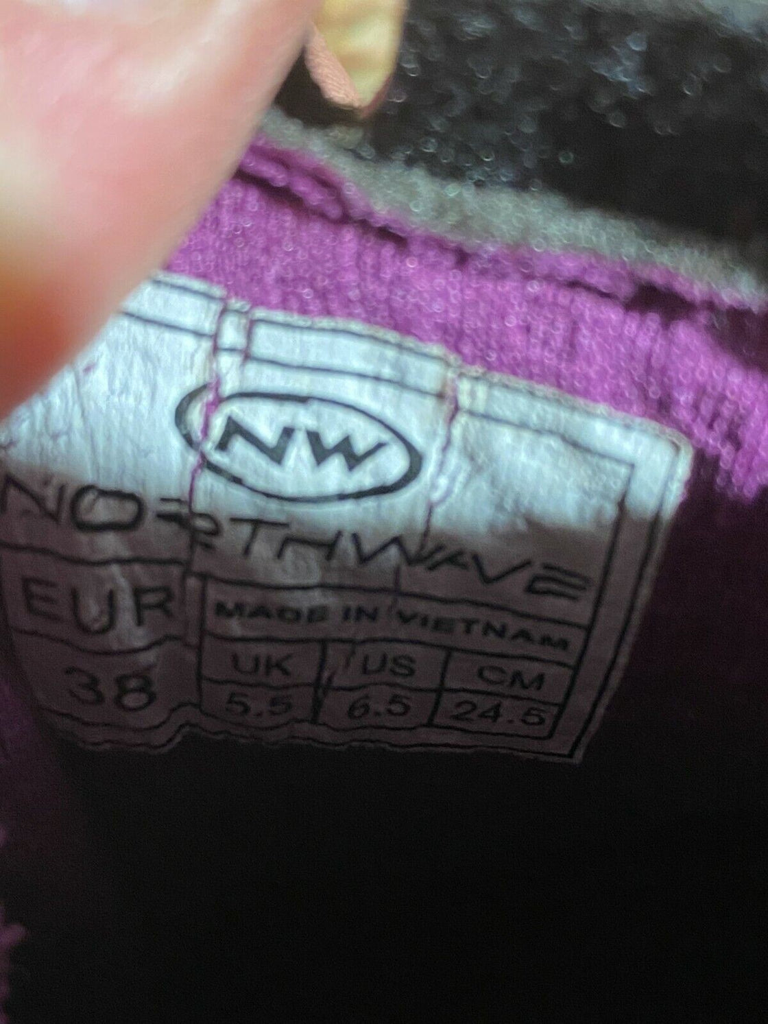 NORTHWAVE Cycling MTB Shoes Mountain Bike Ladies EU38 US6.5 Mondo 240 cs1099