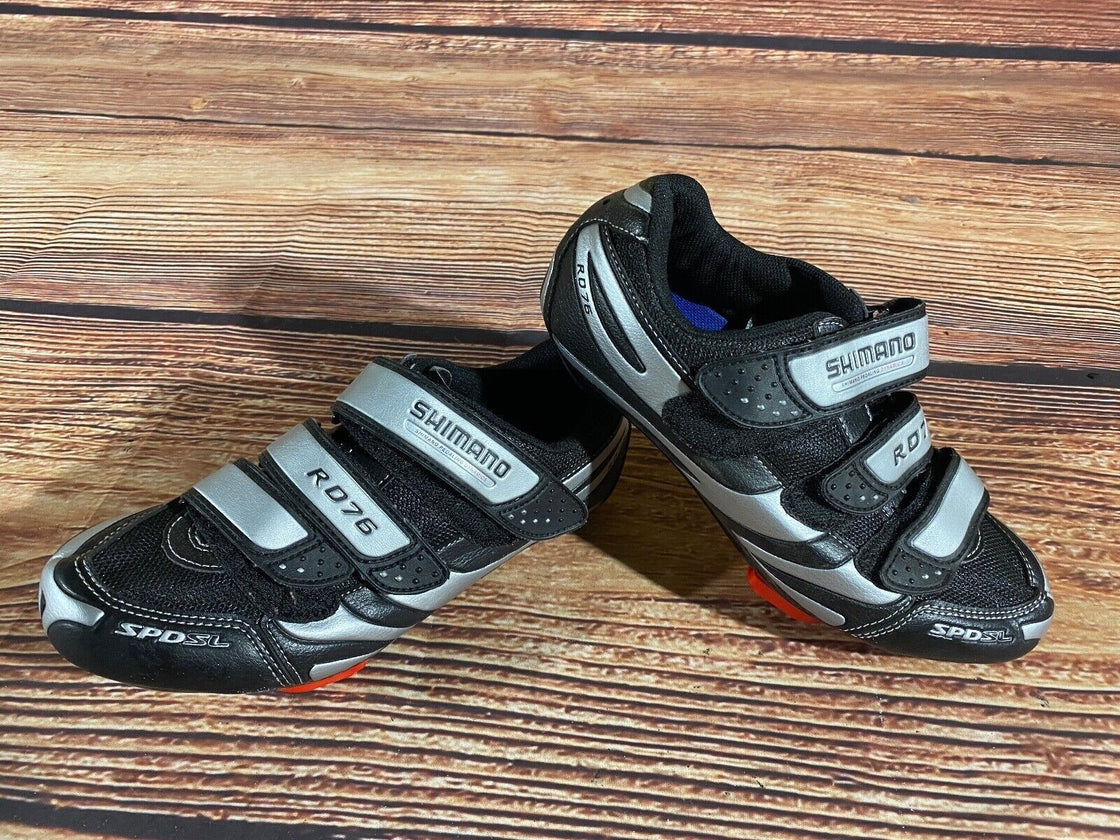 SHIMANO R076 Road Cycling Shoes Biking Boots Size EU39 US5.8 Mondo 245 cs918