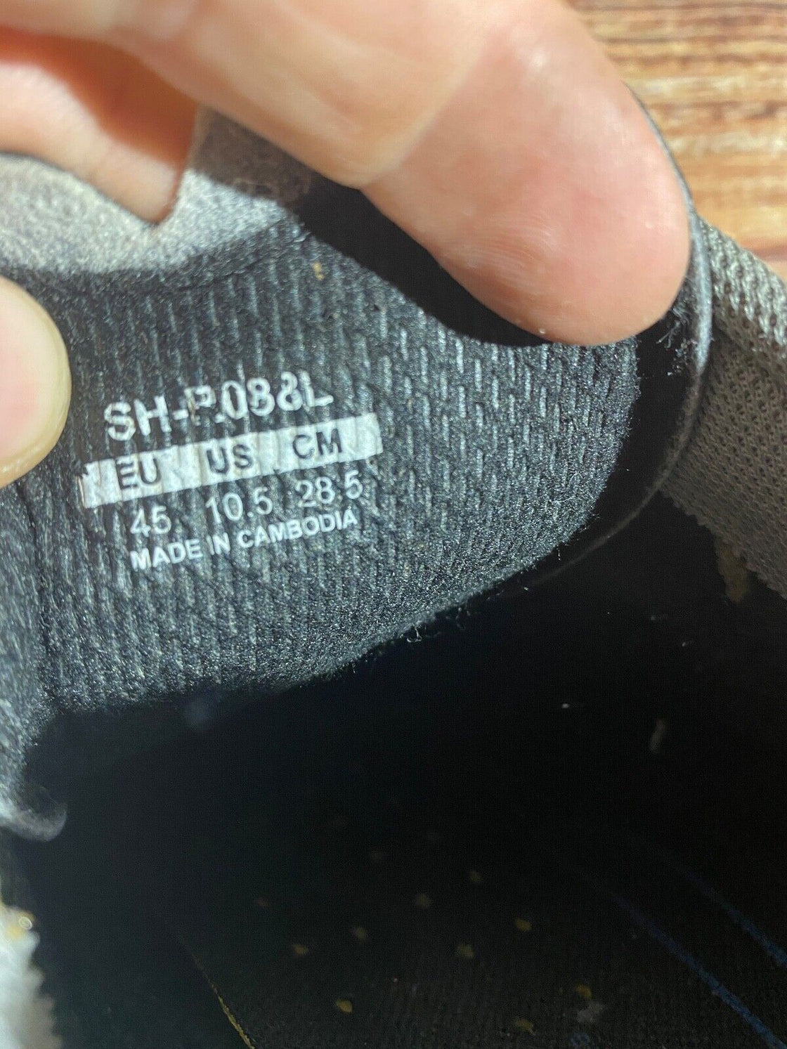 SHIMANO R088 Road Cycling Shoes Biking Boots 3 Bolts EU45 US10.5 Mondo 285 cs947