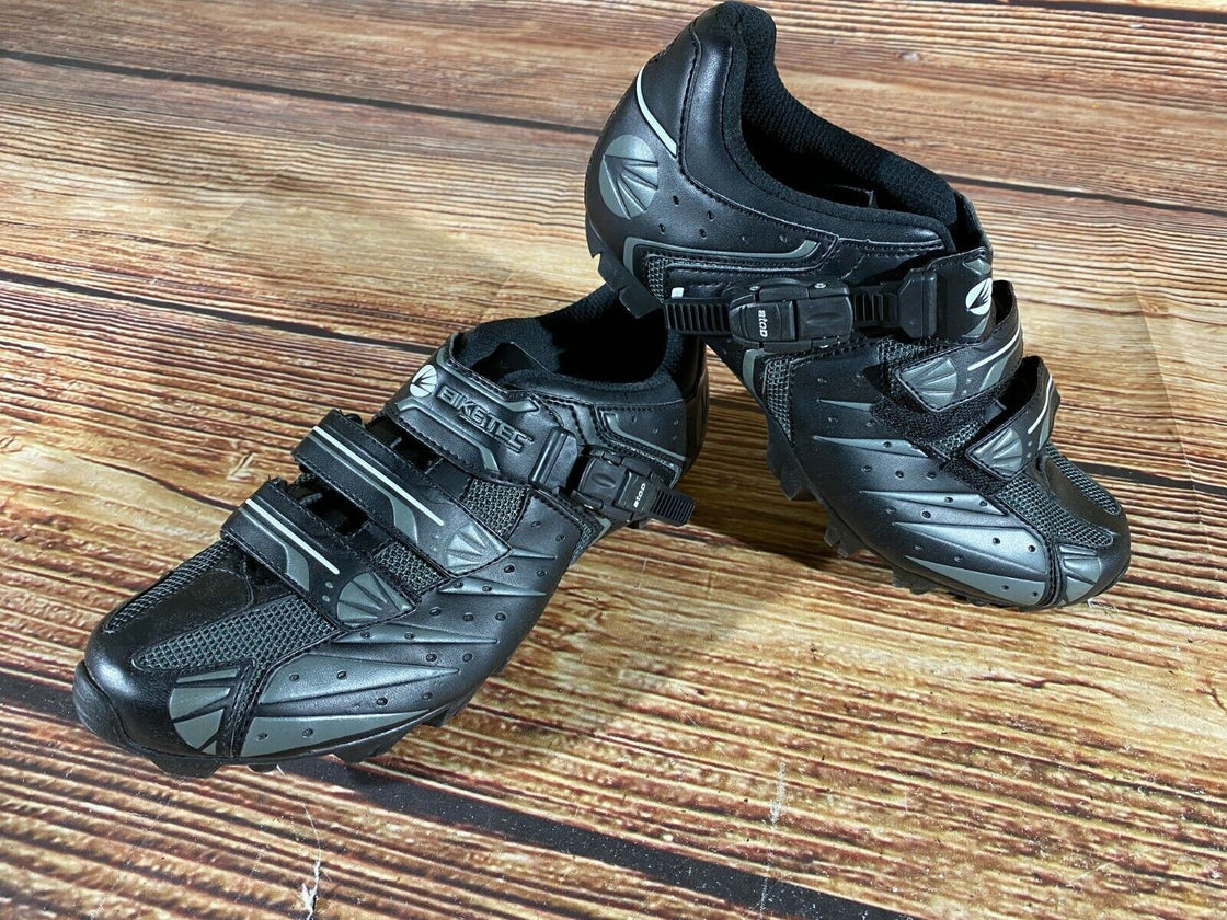 BIKE TEC Cycling MTB Shoes Mountain Biking 2 Bolts EU42 US8 Mondo 262 cs1233