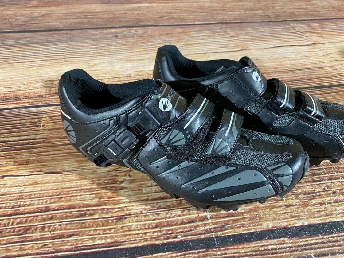 BIKE TEC Cycling MTB Shoes Mountain Biking 2 Bolts EU42 US8 Mondo 262 cs1233