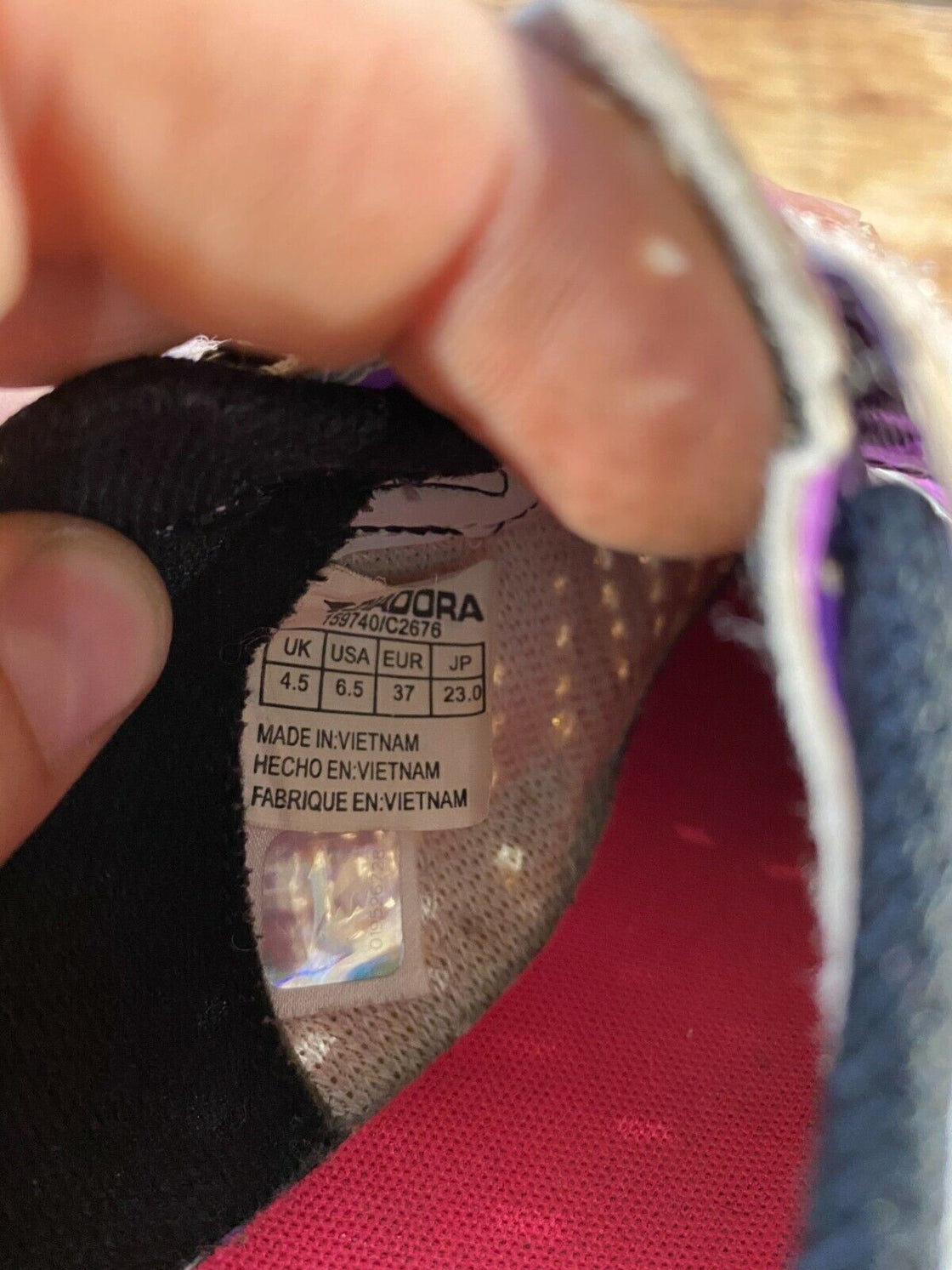 DIADORA X-Phantom Cycling MTB Shoes Mountain Biking Boots Ladies Size EU37 cs952