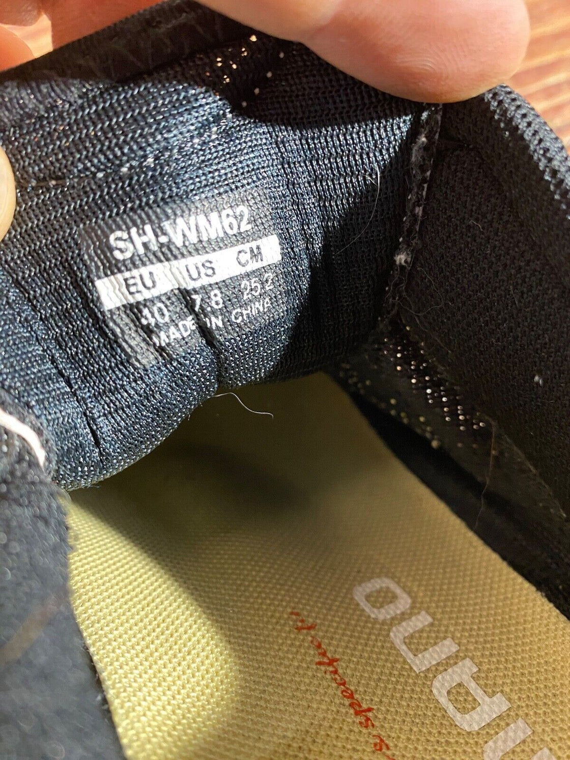 SHIMANO WM62 MTB Cycling Shoes Mountain Bike Ladies EU40 US7.8 Mondo 252 cs1133