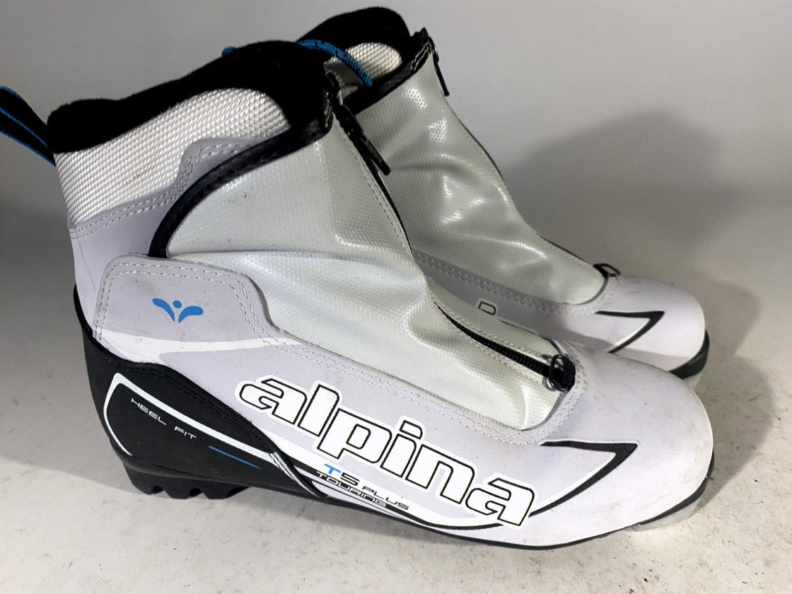 Alpina T5 Plus Touring Nordic Cross Country Ski Boots Size EU39 US7 NNN 847