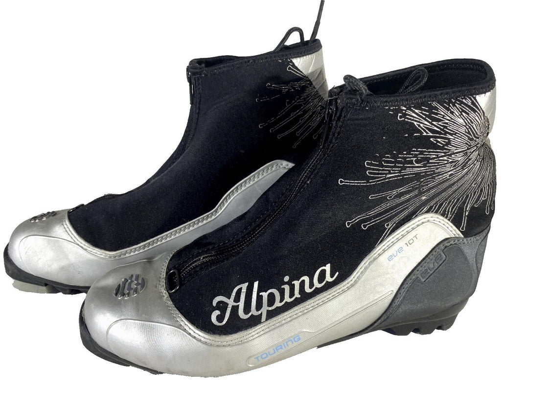 Alpina Eve 10T Touring Nordic Cross Country Ski Boots Size EU40 US7.5 NNN 636