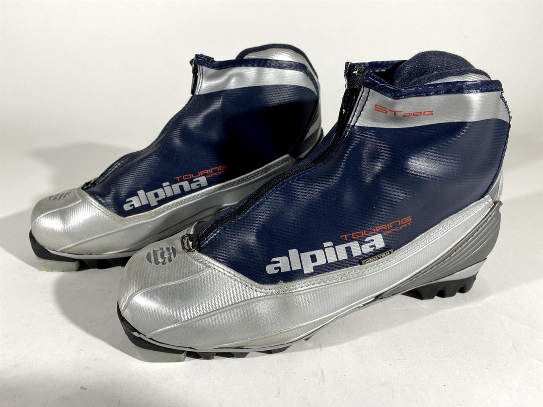 Alpina ST28G Nordic Cross Country Ski Boots Size EU39 US7 for NNN 824