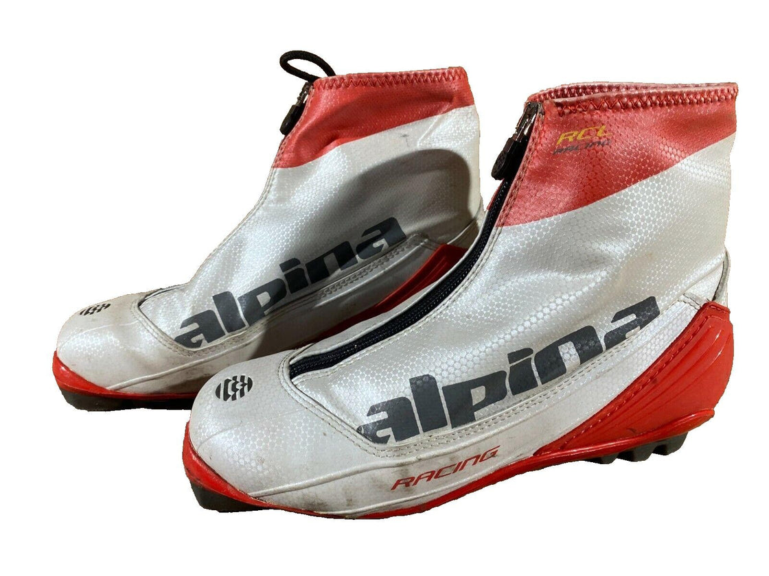 Alpina RCL Racing Nordic Cross Country Ski Boots Size EU38 US6 for NNN 2814
