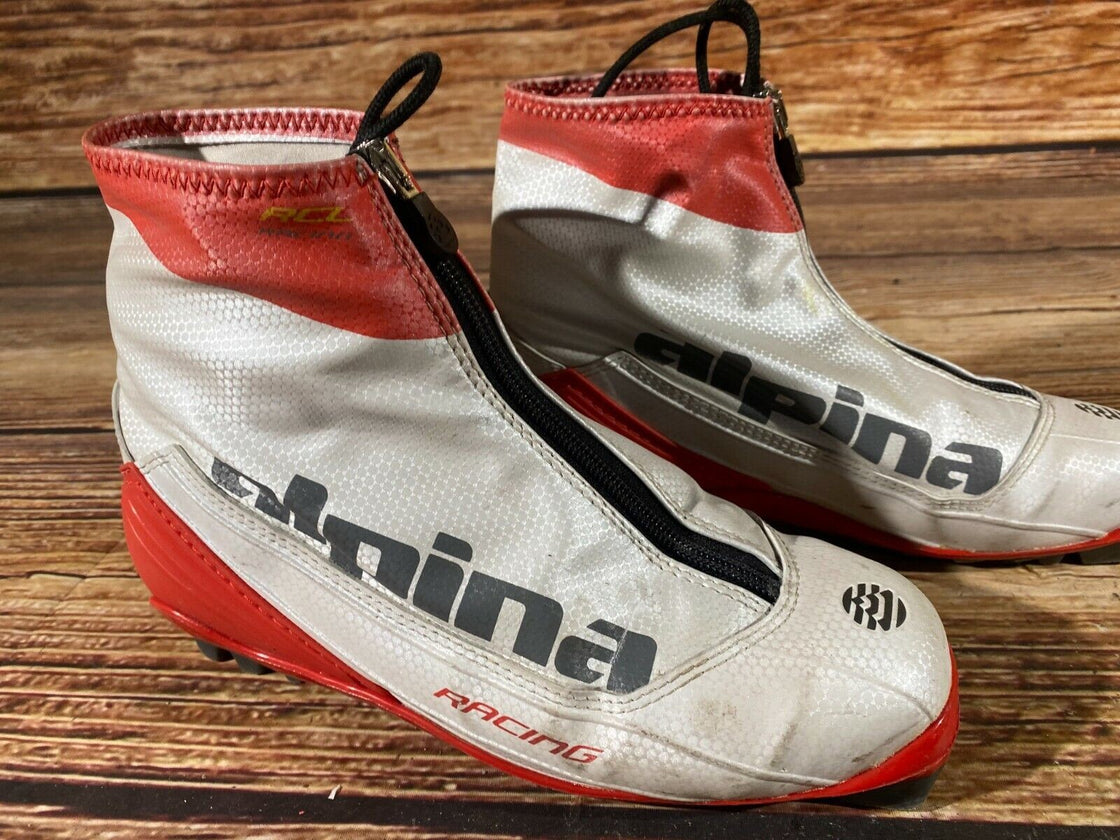 Alpina RCL Racing Nordic Cross Country Ski Boots Size EU38 US6 for NNN 2814