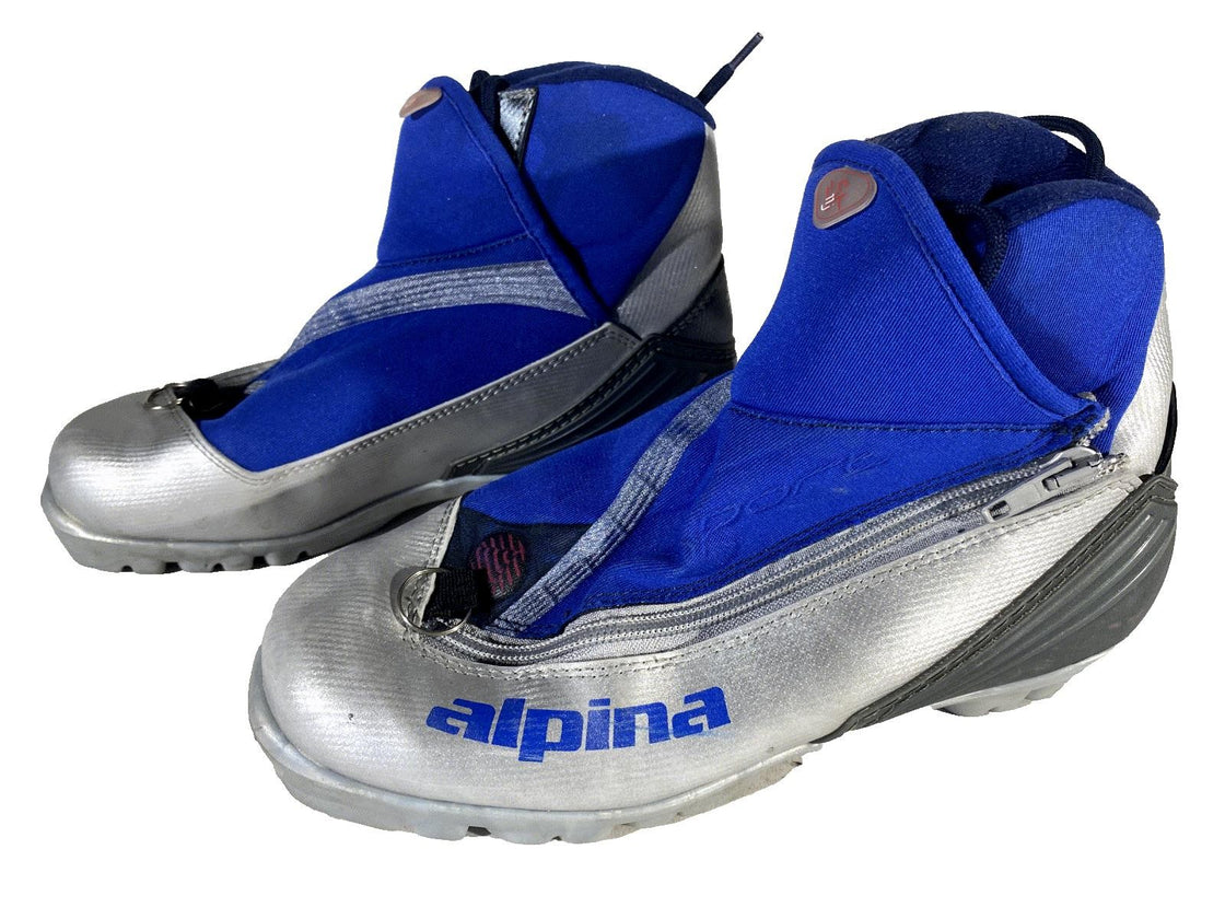 Alpina ST11J Cross Country Nordic Classic Ski Boots Size EU37 US5 NNN 3191