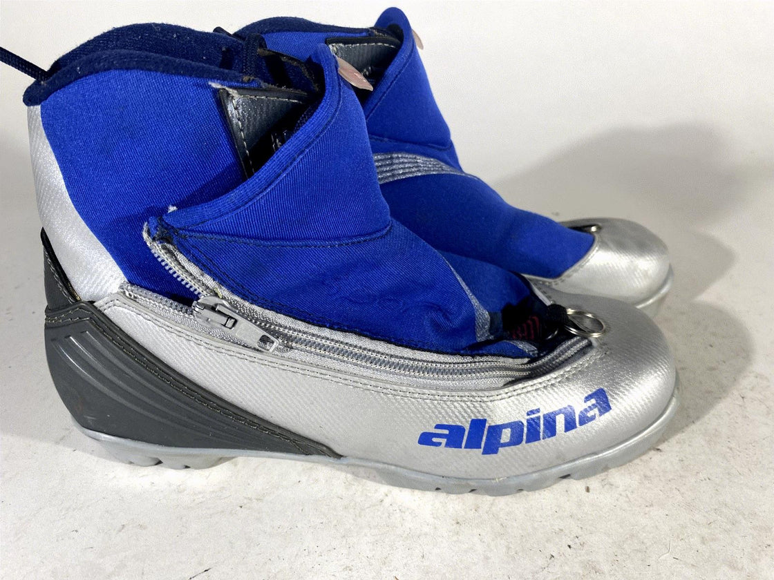 Alpina ST11J Cross Country Nordic Classic Ski Boots Size EU37 US5 NNN 3191